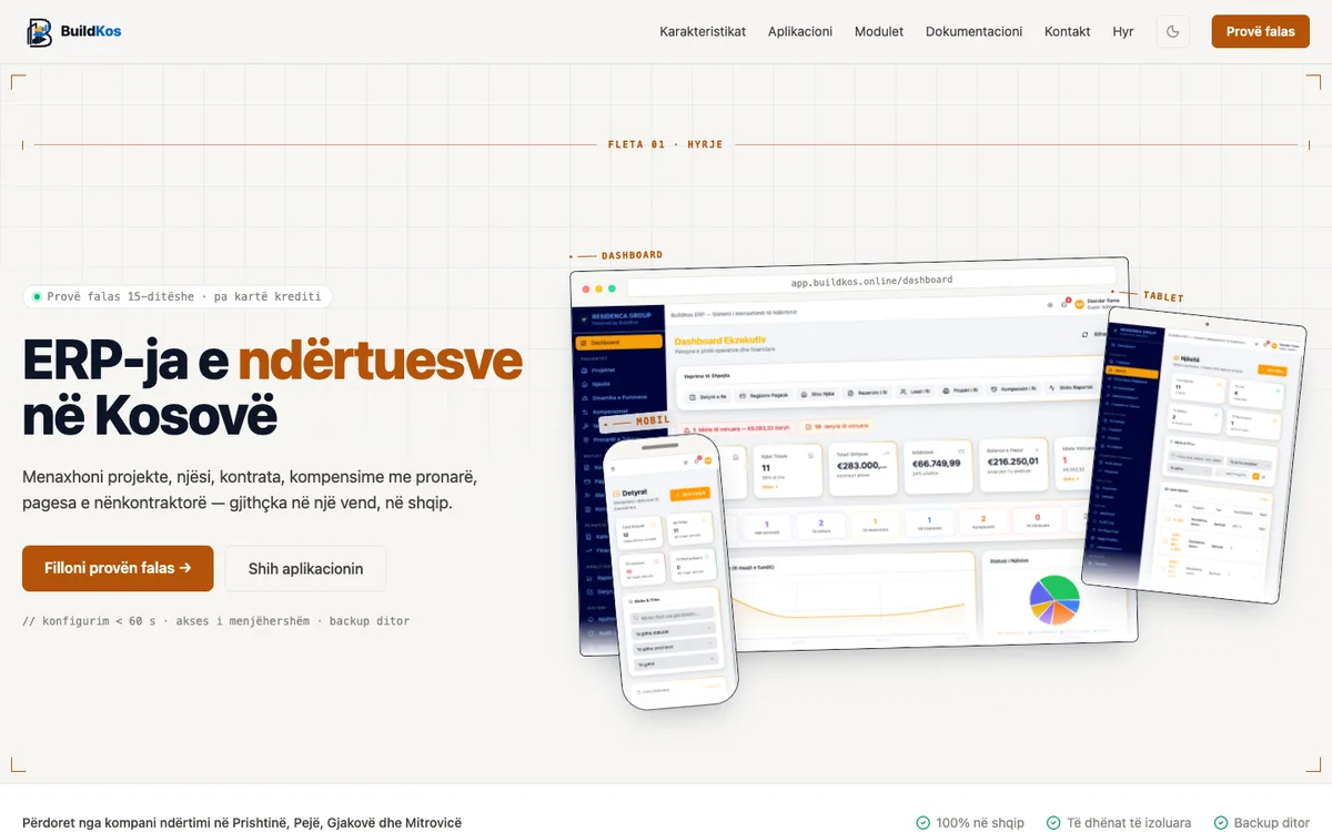 Screenshot of BuildKos